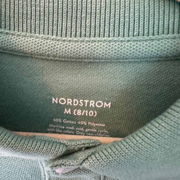 Nordstrom Boys Green Polo Shirt — New With Tags | Size Medium (8–10) - Picture 3 of 4